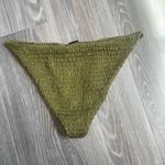 NWOT SEASKAPE olive green smoked cheeky bikini bottom Size M Size M Photo 2