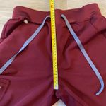 FIGS  Burgundy Red Zamora Jogger Scrub Pants Uniform Small XS Photo 5