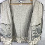 Zyia Active Womens Zipper Up Performance Abstract Jacket Cream size Medium Photo 8