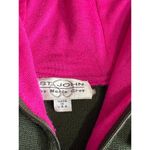 St. John  Green Over size Half Zip Hoodie Pullover Sweater size Small Photo 1