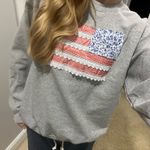 American flag patchwork crewneck Gray Size M Photo 2