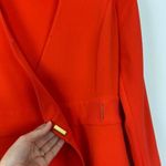 Diane Von Furstenberg Diane von Furstenburg Orange Tailored Wrap Dress Photo 95