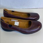 Aura Z7 Leather Shoes Burgundy flat shoes women's Size 7 Red Photo 1