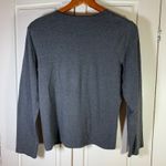 J jill long sleeve compassion tee gray crew neck basic everyday size M minimal Size M Photo 1