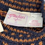 Vintage Gina Fiori By Debbie Barnett Womens Wool Blend Sweater Black & Rust Medi Size M Photo 4