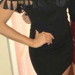 Nasty Gal Black Tassel Dress, Bodycon  Photo 0