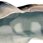 Athleta NWOT Beach Bag Gym Bag Tote Bag Blue Ombre Canvas Shopping Bag 18.5x12” Photo 3