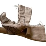 Charles David NEW  Dysfunctional Leather Stacked Heel Knee-High Boots Suede Photo 5