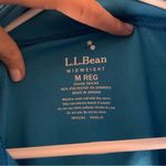 L.L.Bean midweight blue green half zip long sleeved sweater top comfortable warm Photo 2