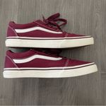 Vans  Old Skool Burgundy Low Top Lace Up Sneakers Men Size 6 Women Size 7.5 Photo 8