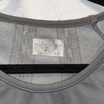 Athleta Shirt Womens Large Gray Breathe T Shirt Scoop Neck Camo Fast Track Gym Photo 3