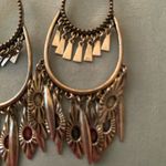 C Womens Pierced Dangle Earrings Silver Tone 2.5” H New Photo 3