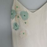 Banana Republic 100% Silk Floral Spaghetti Strap Tank Top S Photo 1