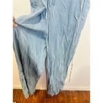 A.P.C. Blue Denim 100% Cotton Stonewash Tie Back Loose Fit Jumpsuit Size 38 Photo 8
