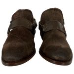 Splendid Women's Conrad Suede Harness Slingback Mule Booties Brown Size 9.5 Photo 8