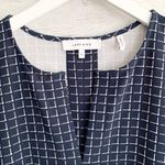 Lark & Ro Crew Split Neck Navy and White A Photo 8