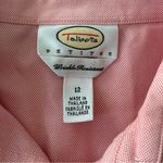Talbots Vintage  Women’s Button Down Collared Petite Pink Preppy Business Career Photo 2