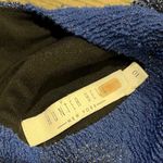 Hunter Bell  Polly Dress Blue Textured Long Sleeve Above Knee Mock Neck Size 10 Photo 7