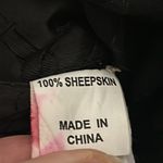 UGG  Sheep Skin Black Top Zip Handbag with Attached Crossbody Strap Photo 11