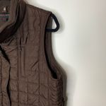 Weather Tamer Dark Brown Insulated Puffer Vest Sz Large Photo 7