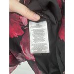 BCBGeneration Floral Romper Women S Black Red Witchy Vampire Whimsigoth NEW Photo 5