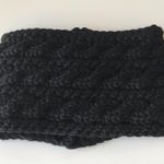 Cable knit Head Band NWT Black Photo 5