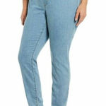 Eileen Fisher  blue Jegging Light Wash denim pullover stretch cotton stretch  XS Photo 0