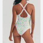 Love Shack Fancy  Floral One-Piece Swimsuit S size Photo 2