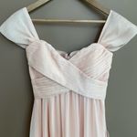 NWT Lulus Make Me Move White Maxi Dress in Blush Size Small Pink Photo 5