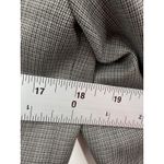 J.Crew  Donegal Mini Check Three Button Wool Cashmere Blazer Jacket Size 8 Grey Photo 9
