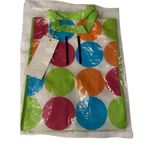 Celebrate Polka Dot Shopping Tote Bag Purse 12 in Green Photo 2