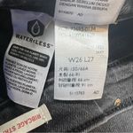 Levi's ribcage straight ankle jeans size 26 high rise button fly charcoal wash Photo 6