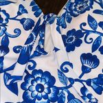 None Floral Blue and White swimsuit size XLarge new without tags Photo 2