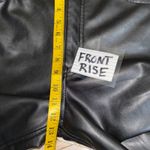 Abercrombie & Fitch A&F 90s Straight Leg  Ultra Hi Rise Faux Leather Pants Black 31/12 Moto Edgy Y2K Photo 6