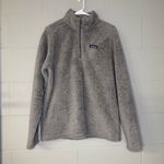 Patagonia  Women’s Los Gatos 1/4 Zip Fuzzy Fleece Pullover in Grey Size Medium Photo 1