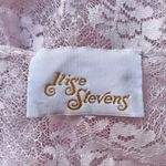 VTG 80s Llise Stevens Powder Pink Lace Dust Jacket Short Negligée Robe Women’s M Size M Photo 9