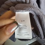 We Wore What  Oversized Mock‎ Neck Sweater Sz Size small/medium lilac icy blue Photo 5