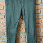 Gap Womens 8 Khakis Olive Green Skinny Mini Ankle Zip Chino Pants Jeans Stretch Photo 0