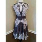 Maggy London Black Ivory Lace Print Fit & Flare ModCloth Dress by  Whimsigoth Photo 4