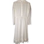 Gunne Sax Vintage Romantic Renaissance Ivory White Lace Prairie Dress 70s Photo 9