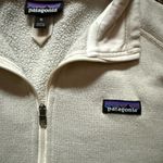 Patagonia Better Sweater Cream Ivory 1/4 Zip Fleece Pullover Size XL Cozy Warm Photo 3