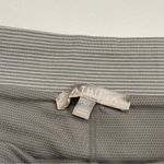 Athleta  Skort Shorts Midtown Athletic Exercise Golf Striped Pockets Grey White Photo 4