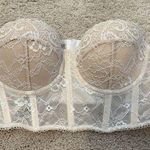 Adika Elegant Lace Bustier in Cream Photo 0