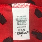 Riah Fashion Red and Black Blouse - Size Small Photo 8