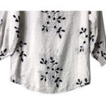 Kindred L White Embroidered Peasant Blouse Anthropologie Boho Cottagecore Top Photo 14