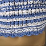 Hollister Blue and White Striped Knit Top‎ Photo 2