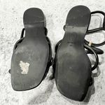 Ash  Women's Ruby Square Toe Strappy Sandals Black Leather Size 39 US 8 Photo 4