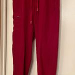 Amazon Maroon Scrub Set Photo 1