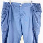Woolrich  Blue Cropped Cargo Trousers Photo 34