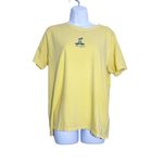 Life is Good Butter Yellow Graphic Tee Women’s Size L Photo 1